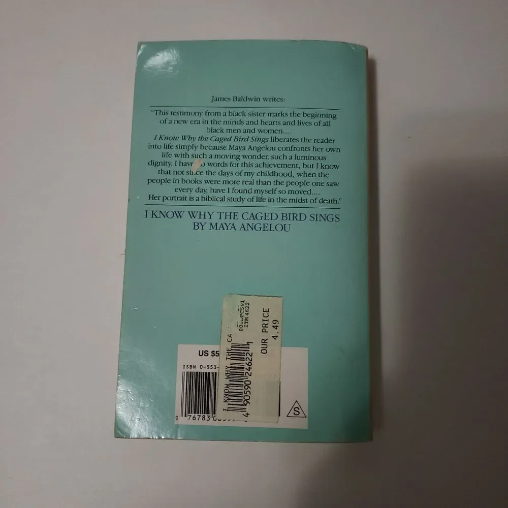 I Know Why the Caged Bird Sings Maya Angelou Book